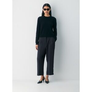 Wilfred Effortless pant cropped 6 28” Dark night navy READ